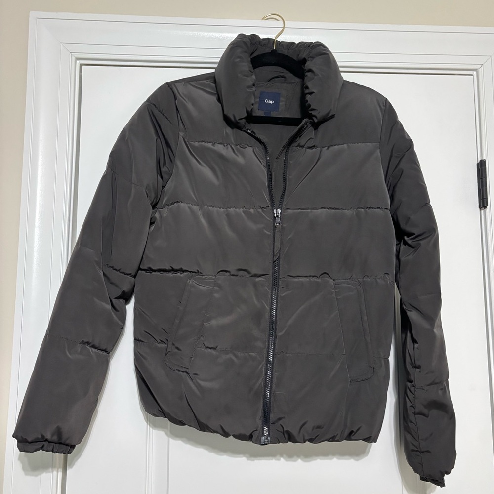 GAP Men's Gray Puffer Jacket
